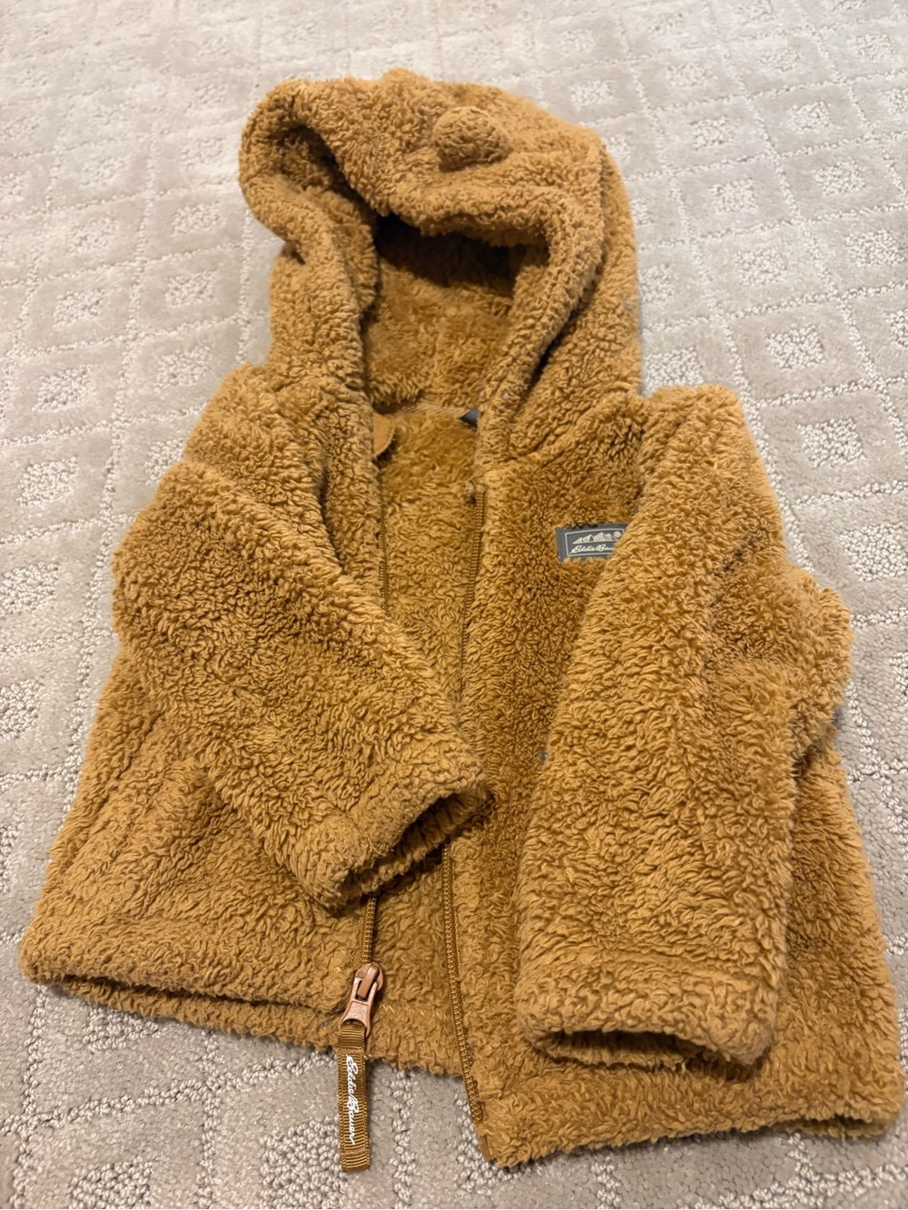 Eddie Bauer Kids Teddy Hooded Jacket - Camel